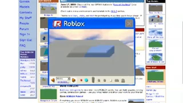 Roblox 2005/Roblox.Beta V0.4 смотреть онлайн