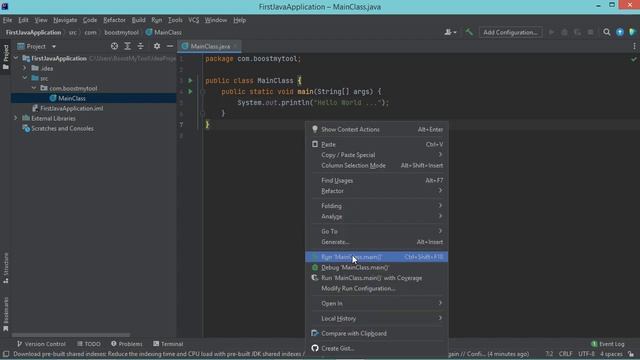 Create Your First Java Application using IntelliJ Idea 2022 смотреть онлайн