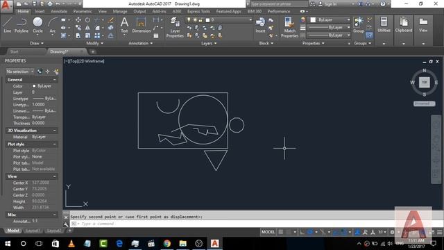 How to use Move, Copy and Erase Commands in AutoCad 2017 | AutoCad Command Tutorial смотреть онлайн
