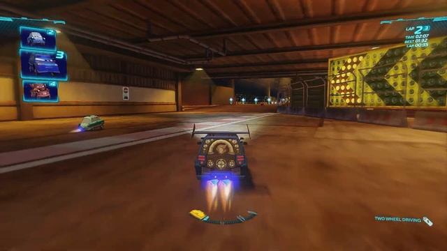 Cars 2 The Video Game | DJ - Battle Race | Oil Rig Run 3 Laps смотреть онлайн