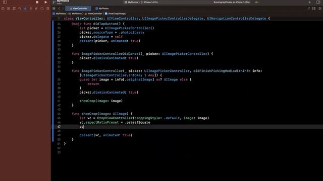 Crop & Edit Photos in Your iOS App (2023 Swift) – Xcode 14 смотреть онлайн
