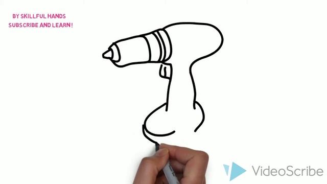 How to Draw a drill / Как нарисовать дрель смотреть онлайн