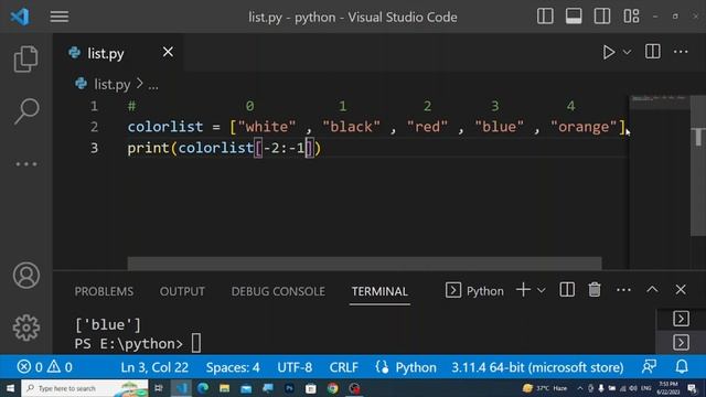 python List for beginner(Basic Info) смотреть онлайн