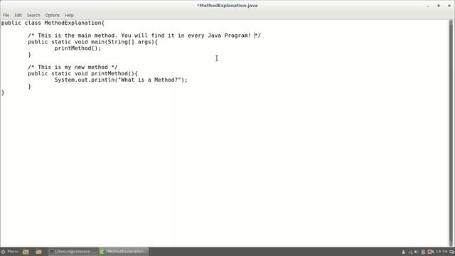 Java Methods Simple Example смотреть онлайн