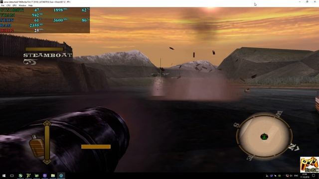 XENIA DX12 Xbox 360 - GUN Gameplay DirectX 12 api 4