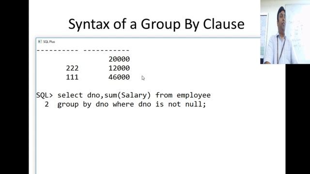Database Management Systems #14 Group by, Having, Order by Clause смотреть онлайн