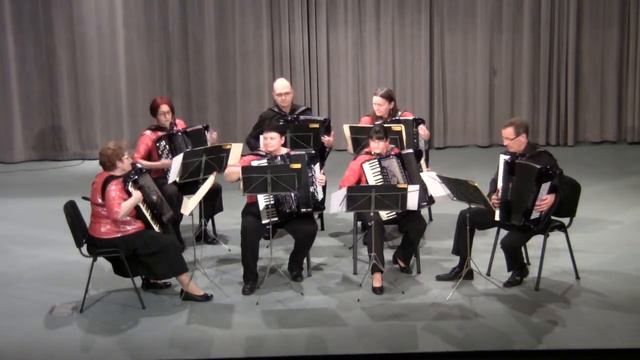 Hans Carste_Glückliche Menschen_Akkordeongruppe Hermi Kaleta