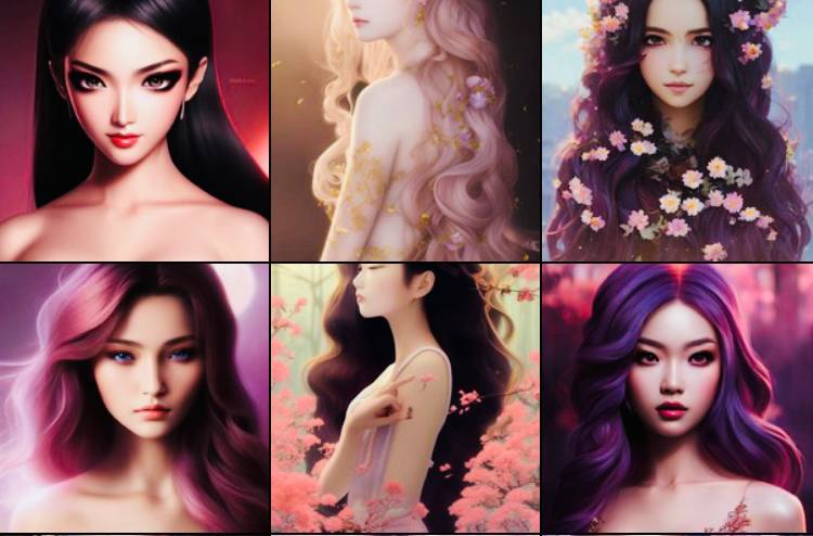 Девушки из нейросети AI