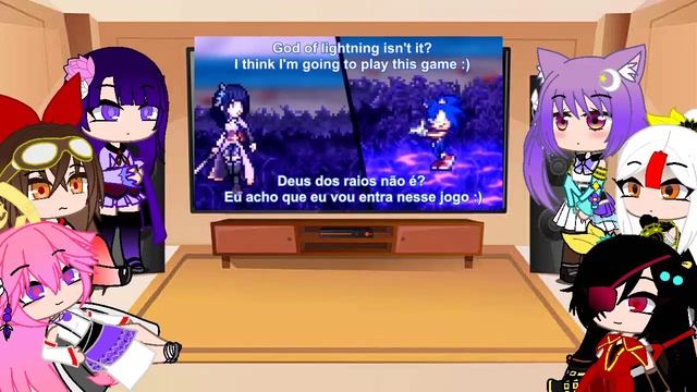 gacha club' genshin Impact bomb react to EI VS SONIC смотреть онлайн