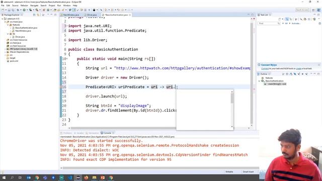 03 - Selenium 4.0.0 - Automatic Basic Authentication Example смотреть онлайн