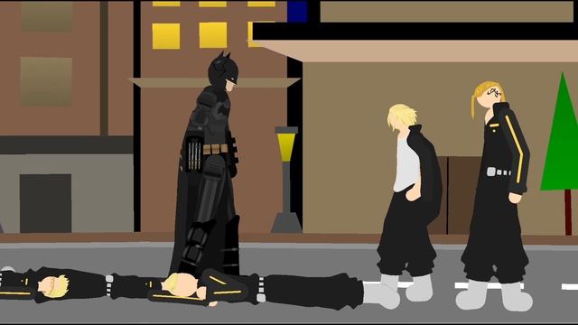 Toman VS Batman (Stick Nodes Animation) смотреть онлайн
