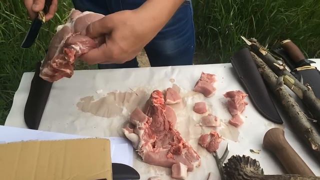 Охотничьи и рыбацкие ножи из стали ELMAX от Мастерской Волковых! смотреть онлайн