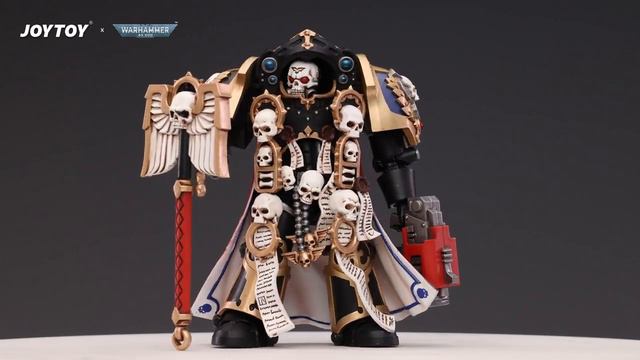 JOYTOY 1/18 WarHammer 40K Ultramarines Terminator Chaplain Brother Vanius смотреть онлайн