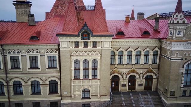 Город Рыбинск Ярославской области с дрона (квадрокоптера). смотреть онлайн