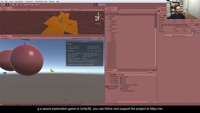 Building a Space Exploration Game in Unity3D - Multi-Scale LoD Example смотреть онлайн