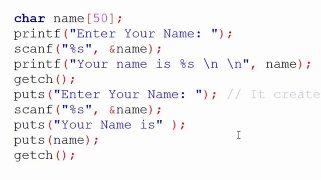 55. Difference between printf and puts in C Programming (Hindi) смотреть онлайн