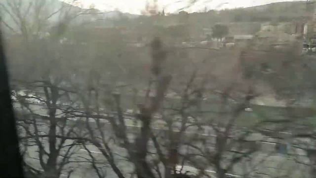 Виды из окна поезда Stadler Тбилиси - Батуми смотреть онлайн