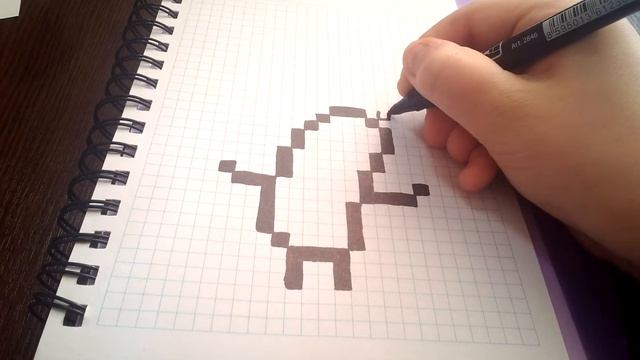Как нарисовать крутого планктона по клеточкам !!! смотреть онлайн
