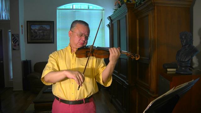 ACCOLAY Concerto No 1 in A Minor Violin Solo Guangxun Hua смотреть онлайн