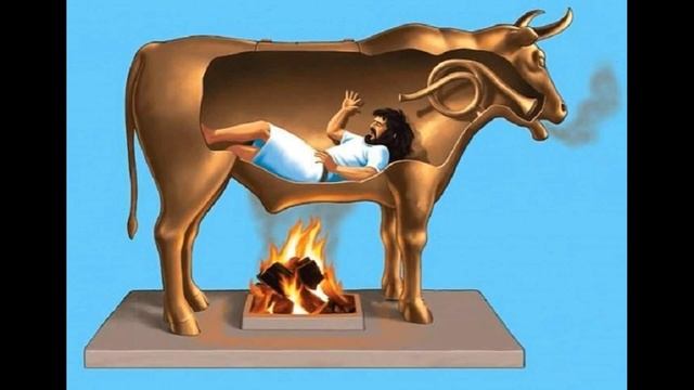 МЕДНЫЙ БЫК — САМОЕ СТРАШНОЕ УСТРОЙСТВО ДЛЯ ПЫТОК В ИСТОРИИ ЧЕЛОВЕЧЕСТВА. смотреть онлайн