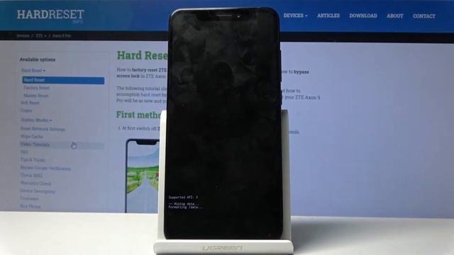 How to Hard Reset ZTE Axon 9 Pro – Remove Screen Lock смотреть онлайн
