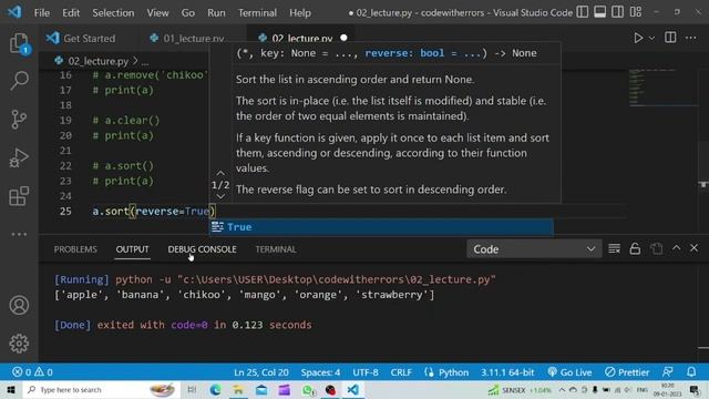 Introduction to List Method in Python. | Python Tutorial #9 смотреть онлайн