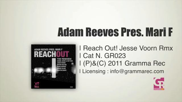 Adam Reeves Pres Mari F | Reach OUT | Jesse Voorn Rmx смотреть онлайн
