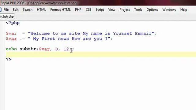 PHP 28 substr and mb substr functions смотреть онлайн