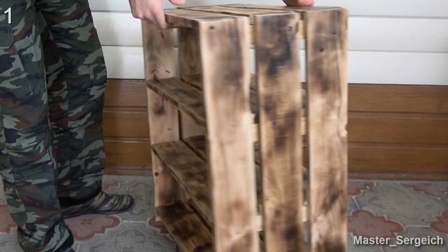 2 IDEAS of shelves from old pallets. Saving the forest and saving the budget! смотреть онлайн