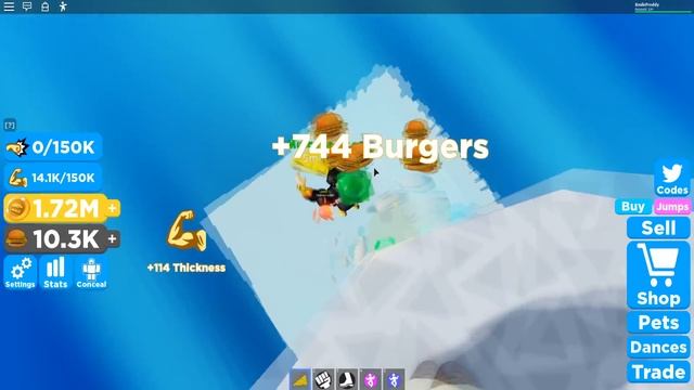 НАСТОЯЩИЕ ЧИТЫ ЗА ДОНАТ! КАЧОК ДОНАТЕР В НОВОМ СИМУЛЯТОРЕ КАЧКА Roblox смотреть онлайн