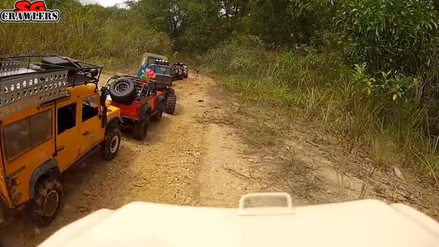 RC Offroad Adventures at Tampines Quarry - mudding at Devil's Backbone GoPro Hero 2 On Board Cam смотреть онлайн