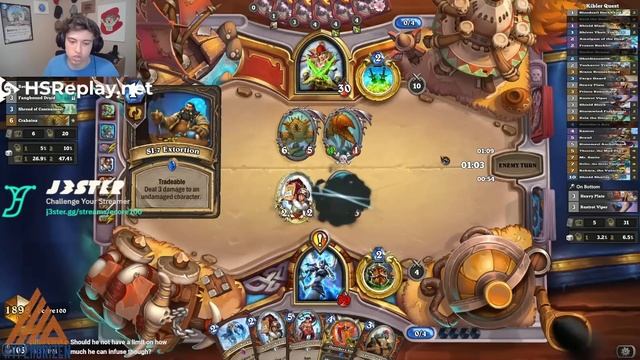 Kibler's Genius Control Quest Warrior - Quest Warrior - Hearthstone смотреть онлайн