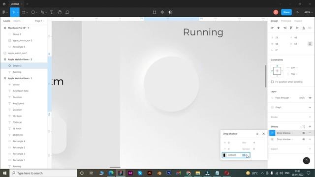 Apple Watch App Neomorphism UI Design in Figma Trend Hindi смотреть онлайн