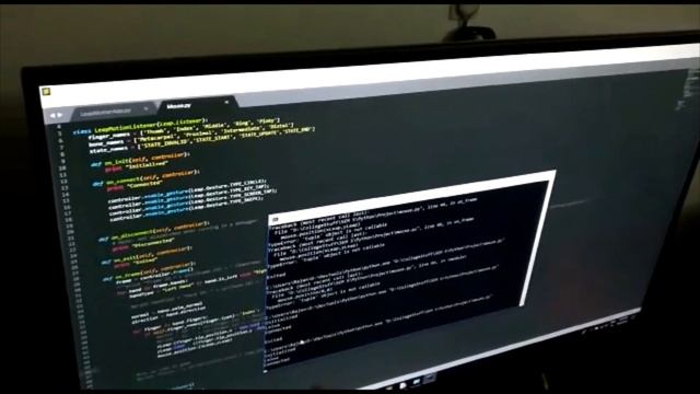 Touchless: Leap Motion Mouse in Python смотреть онлайн