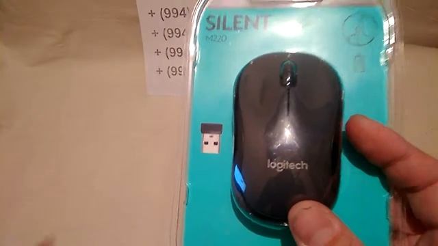 Бесшумная Беспроводная мышь Logitech Wireless Mouse M220 смотреть онлайн