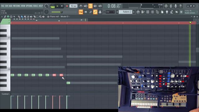 Behringer Model D and Volca Drum experiment 🧪 смотреть онлайн