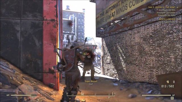 Fallout 76 Super Mutant Outfit Atomic Shop Item Showcase NEW смотреть онлайн