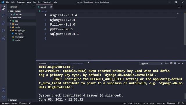 Fix Django 3.2 AutoField Primary Key issue (Hindi) смотреть онлайн