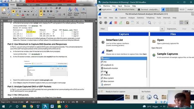 10.2.7 Lab – Using Wireshark to Examine a UDP DNS Capture смотреть онлайн