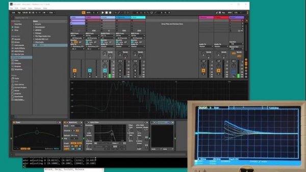 ADSR кривая на базе Raspberry Pico и AS3340