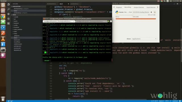 Learn MEAN STACK Using Wohlig Node Framework Installaton PART-2 смотреть онлайн