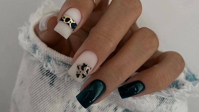 Ideas for Green Manicure Modern Design Combinations | Best Nail Art смотреть онлайн