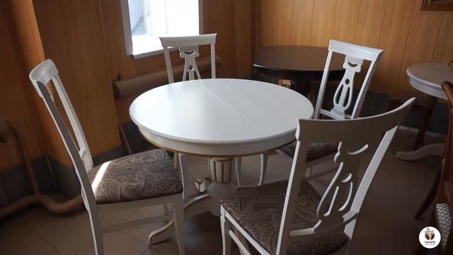 ОБЕДЕННАЯ ГРУППА МАССИВ ДЕРЕВА ЭМАЛЬ С ПАТИНОЙ смотреть онлайн