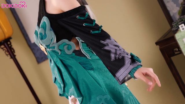 DokiDoki-SR Game Honkai: Star Rail Cosplay Qingque Cosplay Costume Qing Que смотреть онлайн