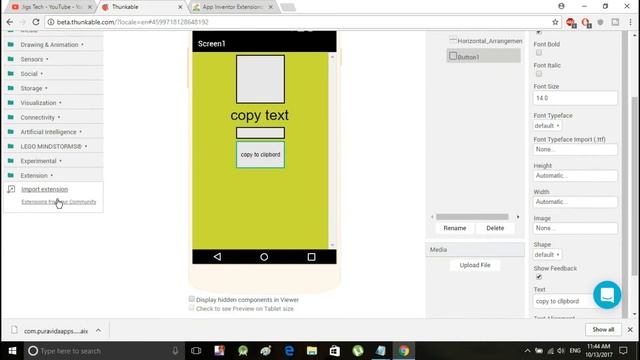 how to make copy text button to clipboard in thunkable hindi #2 jigs tech смотреть онлайн