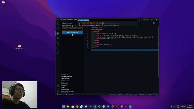 Como usar git desde VSCODE (Interfaz gráfica) completamente facil..!!! смотреть онлайн