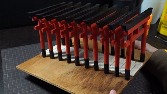 How To Make Torii Gates and Bamboo Forest Diorama 【DIY / Polymer Clay / Sculpture】 смотреть онлайн