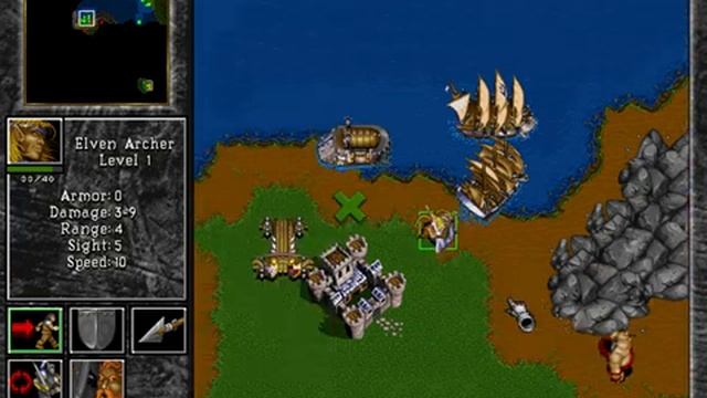Warcraft 2 Tides of Darkness Human Campaign PC FULL GAME Longplay Gameplay Walkthrough VGL смотреть онлайн
