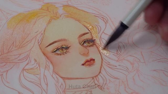 How To Redraw My Little Fan Painting | Goddesses of Light and Dark | Huta Chan смотреть онлайн