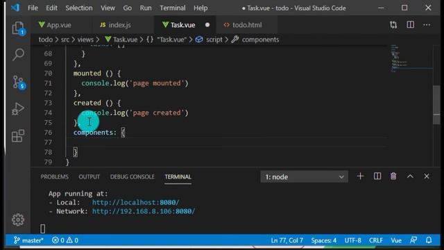 Vuejs Part 8 - View component script's properties смотреть онлайн
